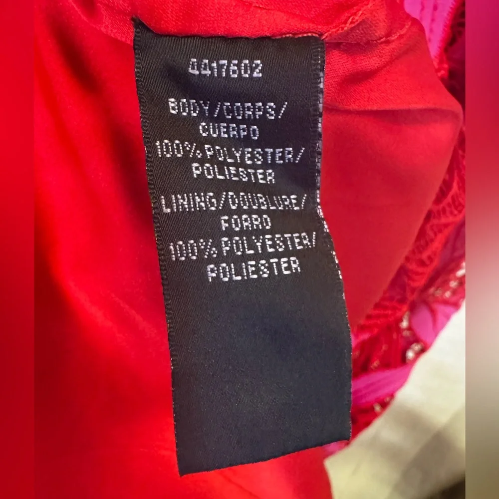 ML Monique Lhuillier Off the Shoulder Dress Size 16 - Picture 7 of 9